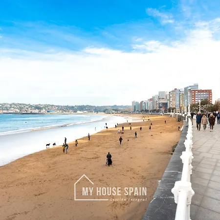 Myhousespain - Radiante Piso Junto A La Playa * Gijon